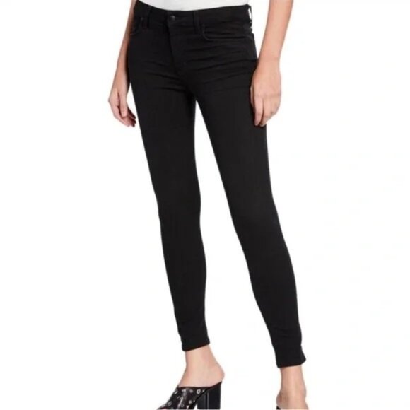 Joe's Jeans Skinny Corduroy Black Visionaire size 26 Stretch Mid Rise - Picture 2 of 8